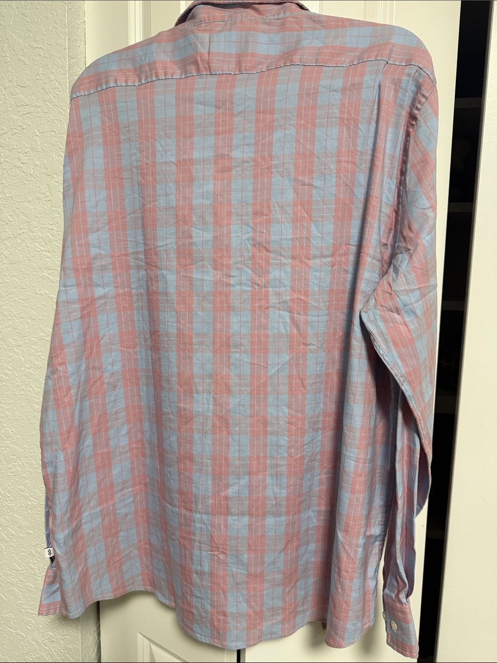7 Diamonds Pink & Light Blue Plaid Long-Sleeve Button-Down Shirt - Picture 6 of 6